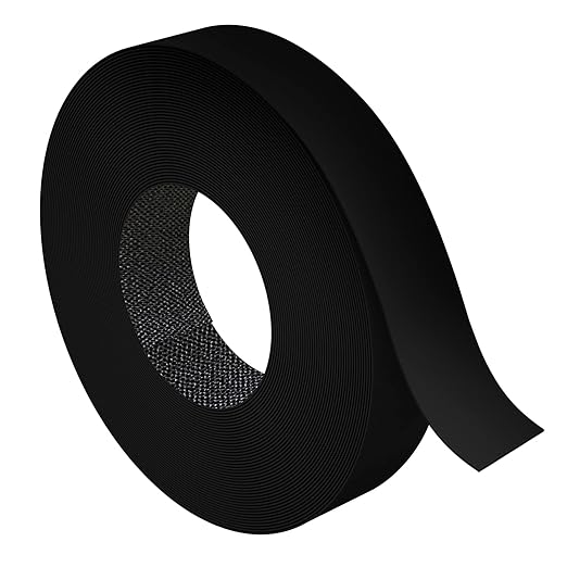 Melamine Edge Banding, 7/8 inch x 50ft roll of Veneer Black Edge Banding Pre-glued, Real Wood Tape for Cabinet Repair & Furniture Restoration