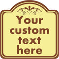 Custom Weatherproof Sign, Aluminum, 10*10 Inch, Indoor & Outdoor, Office, Home, Business, Delivery