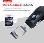 TENDO° SY-223 Tape Label Dispenser: Ergonomic, Economic, Environmental Solution with 10° Sloped Blades, Compatible with 1.77-2'' Tapes