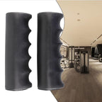 2Pcs Wheelbarrow Handle Covers 22-30mm Rubber Grip Sleeves Non Slip Garden Cart Handles Shock Absorption Black(118 x 30mm)