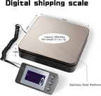 Fuzion Digital Shipping Scale 88lb × 0.1oz, Durable Stainless Steel Postal Scale with Tare, 4 Weighing Modes, Shipping Scale for Packages, Postage Package Scale with AC Adapter
