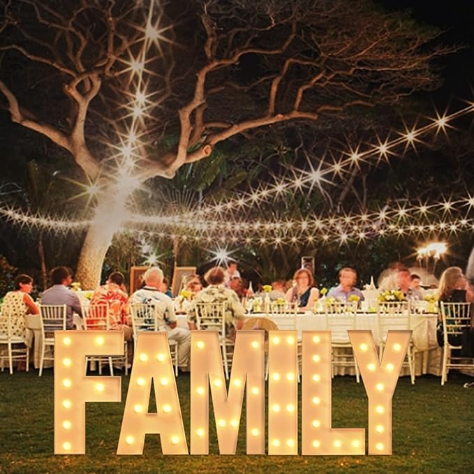Marquee Letters 4 Feet Tall, 4FT Large Light up Letters I, Big Sign I with Warm White Light for Birthday Wedding Proposal Engagement Graduation Party Backdrop Decorations