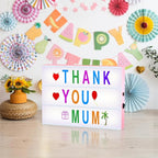 Cinema Light Box,Cool Stuff Christmas Birthday Gifts for 8 9 10 11 12 Year Old Teen Girl/Women,DIY Lightbox for Teen Girls Room Decor,Light Up Letters Board with 212 Letters and Emojis -Pink