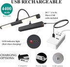 BIGMONAT Rechargeable Picture Light for Paintings with Remote, Battery Operated Dartboard Light, Wireless Art Light, Dimmable Display Lamp for Wall Photo Artwork Gallery Portrait