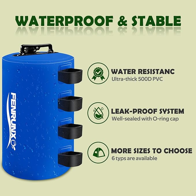 Canopy Water Weight Bag,220 LBS Heavy Duty Tent Weights Set of 4 Leg Weights for Pop Up Canopy,Tent,Gazebo,Carport,Blue