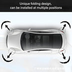 Anti-Collision Patch Car Bumper Protector Trim Universal Anti-Scratch Strip for Front and Rear Bumpersper (Black Carbon Fiber Pattern, 2-Pack)