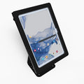 TABcare Anti-Theft Acrylic Case with 360 Rotate 180 Swivel Metal Desktop Stand & 90-Degree USB C Cable for Samsung Galaxy TAB 12.4" Tablet (Black, TAB S7+/S8+/S9+ 12.4 S7 FE S9 FE+)