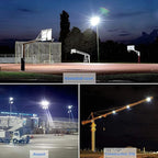 2 Pack 300W LED Flood Light Outdoor,2000W Equivalent 43500LM 5000K Daylight White Super Bright FloodLight with Plug,IP66 Waterproof Commercial Lighting for Sports Fields,Counts,Arena,Stadium