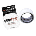 CATTONGUE GRIPS Non-Abrasive Grip Tape Wrap - 2” Thick Heavy-Duty, Waterproof Anti-Slip Tape for Wrapping Tools, Bats, Gym Equipment - Indoor & Outdoor Anti-Slip Solution (Clear, 10ft)
