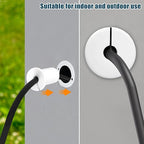 4pcs 3/4 Inch/19mm Wall Cable Grommets for Starlink, Durable Silicone Cable Routing Kit Anti-Slip Wall Bushing Grommet for Ethernet/TV Wires Protection Accessories (White)