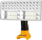 YEX-BUR 40W 4200LM LED Work Light for Dewalt 20v Battery, Handheld Flashlights Spotlight Floodlights for Men for Car Repairing, Camping, Emergency