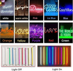 Custom Neon Signs,Customizable for Wall Decor,Personalized Neon Sign for Wedding Birthday Party Gift Party Bar Game Room Home Business Shop Name Logo