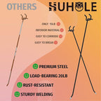 HUHOLE Black Pegboard Hooks 12 Inch, 25PC, Heavy Duty Peg Board Hooks, Fit 1/4" Peg Board