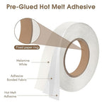BEVTEE Club Melamine Edge Banding, 3/4 inch x 50ft Wood Veneer Roll Pre-glued, Flexible Melamine Iron-on Veneer Edge Band for Plywood & Furniture Edging, for Cabinet Repair & Furniture Restoration