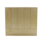 Factory Direct Partners 13141-NT Birch 5-Section Coat Locker with Bench, 5 Storage Cubbies and Coat Hooks - Natural
