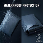 5 Large Shipping Bags 17x24 | Jumbo Poly Mailers for clothes | Strong Thick Mailing Bags with Self Adhesive | Self Sealing Shipping Envelopes
