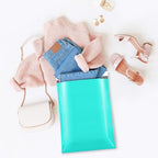 Fuxury Poly Mailers 14.5x19 Inch 50 Pcs, Waterproof Shipping Bags for Clothing, Strong Adhensive Shipping Envelopes for Small Business, Self Seal Mailers Poly Bags Mailing Envelopes Teal