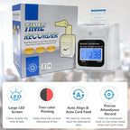 TooCust Time Clock Bundle with 400 Time Cards, 4 Ink Ribbons, 2 Ten-Slot Time Card Racks, & 2 Security Keys, Auto-Align Time Clocks for Employees Small Business