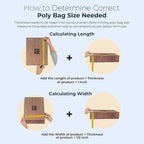 Clear Poly Bags 6x9" - 200 Pack - 6x9 Poly Bags with Suffocation Warning - Extra Strong Seal - 6x9 Poly Bag - Retail Supply Co