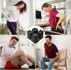 Bed Risers 2 inch, 3 inch, 4 inch, 6 inch or 8 inch Heavy Duty Furniture Risers, Up to 6000 Lbs L Shaped Design Bed Lifts Blocks for Couch Desk Sofa Table (Dark Brown 4 Pack, 5 Inch)