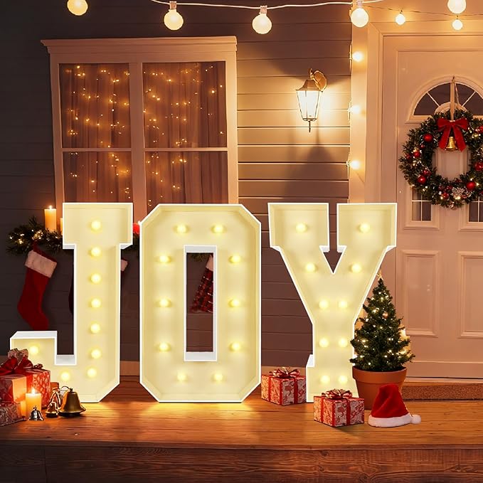 Marquee Light Up Numbers: 3FT Large Decorative Letters Signs for Party Decorations Baby Shower Birthday Wedding Engagement Anniversary, 3 Feet Tall Pre-Cut DIY Foamboard Number 60 - Easy to Assemble