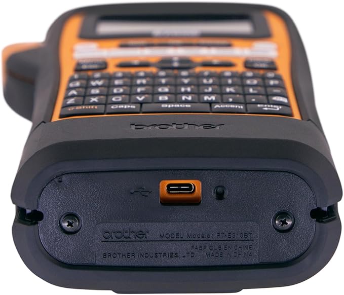 Brother PT-E310BTBP Contractor Kit: P-Touch Handheld Industrial Label Printer with Bluetooth & USB-C Plus 5 Tapes (up to 18mm Labels)