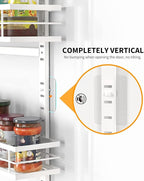 Moforoco White 9-Tier Over The Door Pantry Organizer, Pantry Organization And Storage, Metal Hanging Spice Rack Shelves Door, Home & Kitchen Essentials, Laundry Room Bathroom Organization
