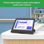 Retail Kiosk Tablet Stand Compatible with iPad 10 gen 10.9 inch, air 4 5 10.9", 11"(A16), Pro 11" 1st 2nd 3rd 4th gen., Air 11", Business POS Tablet Stand, 360° Swivel Base, Black