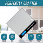 Smart Weigh Professional USPS Postal Scale with Tempered Glass Platform, Multiple Weighing Modes and Tare Function, Silver Shipping Scale, Platform Scale, 11 pounds/ 5 Kilograms