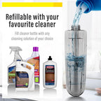 Mops for Floor Cleaning, Spray Mop with 400ml Refillable Bottle and 2 Replacement Pads Dry Wet Floor Household or Commercial Hardwood Laminate Tile Ceramic