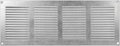 Repa Market Air Vent Cover 16x6 Inch (Outer Dimensions) Galvanized Steel Louvered Grill Cover with Mesh Screen/Wall or Ceiling Vent/HVAC Register for Indoor and Outdoor Ventilation