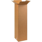 BOX USA 10 x 10 x 38 Corrugated Cardboard Boxes, Tall 10"L x 10"W x 38"H, Pack of 25 | Shipping, Packaging, Moving, Storage Box for Home or Business, Strong Wholesale Bulk Boxes