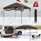 Sekey 10x10 Pop Up Canopy with One Push Setup-Easy Up Canopy with 99% UV Blocking - Instant Outdoor Sun Shade for Events, Parties, Camping- Commercial Gazebo with Weight Bags,Wind Proof&Waterproof