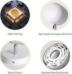 Aisilan Modern Wall Sconce Adjustable LED Wall Mount Fixture COB Wall Spotlight Lighting Indoor Wall Sconce for Bedside Living Room Hallway Wall Light 3000K 9W