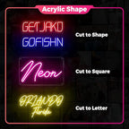 Custom Neon Sign, Custom LED Neon Sign Customizable for Wedding Bar Salon Beauty Business Light Up Name Sign, Personalized Neon Light Suitable for Events Birthday Gifts Decorations