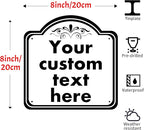 custom garden sign, Custom Indoor/Outdoor Decorative Sign，Aluminum Weatherproof Metal Sign Multiple Sizes, Customize for Office, Business, Workplace, office, Home, Delivery Signs