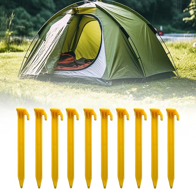 10Pcs Outdoor Campings Anchors Peg Tent Stake Heavy Dutys Beach Tent Peg Anchors Canopies Stake