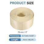 PATIKIL Birch Edge Banding, 3 in x 49.2 ft Wood Veneer Tape, Pre-glued Flexible