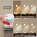 3Pack Battery Operated Wall Sconce, 3 Color Modes 3 Brightness Levels 360°Rotation Lighting Timer Touch & Remote Control, Wall Mounted Lamp LED Wall Lights for Bedroom Reading Bedside (White)
