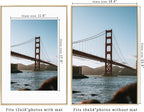 Frametory, 16x24 Metal Picture Frame with Mat for 12x18 Picture & Real Glass, Aluminum Photo Frame Collection (Gold, 2 Pack)