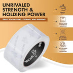 Packstrong Industrial Grade Clear Packing Tape 60 Rolls - 110 Yards per Roll - 3" Wide x 2.0 mil Thick, Acrylic Adhesive Heavy Duty Tape for Box Office Moving Packaging Shipping