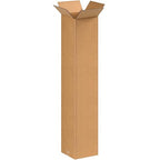 BOX USA 8x8x42 Tall Corrugated Boxes, Tall, 8L x 8W x 42H, Pack of 20 | Shipping, Packaging, Moving, Storage Box for Home or Business, Strong Wholesale Bulk Boxes