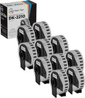 LD Products Compatible Continuous Labels Replacement for Brother DK-2210 (1.1 in x 100 ft) Works with QL Printers 1050, 1050N, 1060N, 500, 550, 570, 570VM, 580N, 650TD, 700, 710W (10 Rolls)
