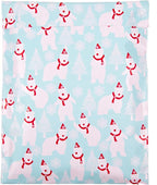 Inspired Mailers - Poly Mailers 10x13-100 Pack - Polar Bears (Blue) - Holiday Poly Mailers - 10x13 Shipping Envelopes - Christmas Packaging Bags