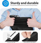Fuxury 1500 Pcs 12x15.5" Poly Mailers,Waterproof Mailing Envelopes for Clothing, Strong Adhesive Poly Shipping Postage Bags for Small Business(Black)