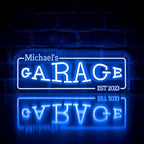 Custom Garage Neon Sign, Personalized LED Garage Decor for Men, Custom Name Light for Man Cave, Auto Repair Shop, Workshop & Mens Room Decor, Christmas Gifts for Dad, Gifts for Car Guy