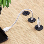 Cable Cord Grommet 3/4 Inch Flexible Wire Rubber Grommets for Desk and Other Furnitures Wire Hole Cover Cable Management Wire Organizer Cable Pass Through (8 Pack), Black Color