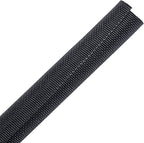 Braided Wire Loom Mesh Woven Flexible Split Sleeving Black Cord Tube for Car/Electronics Cable Wiring Harness Protection Cover (1/2" - 36 Feet)