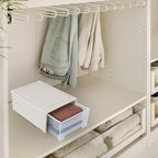 18 Quart Plastic Compact Stacking Storage Drawers, Stackable Plastic Drawers Organizer, 3 Packs