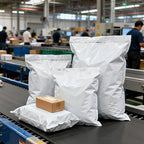 300pcs White Self-Sealing Poly Mailers, 3 Assorted Sizes Waterproof Tear-Resistant Shipping Bags for Clothing, Gifts Packaging